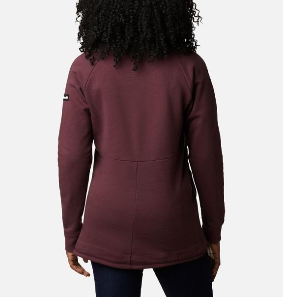 Columbia Lodge II Hoodies Red For Women's NZ81930 New Zealand